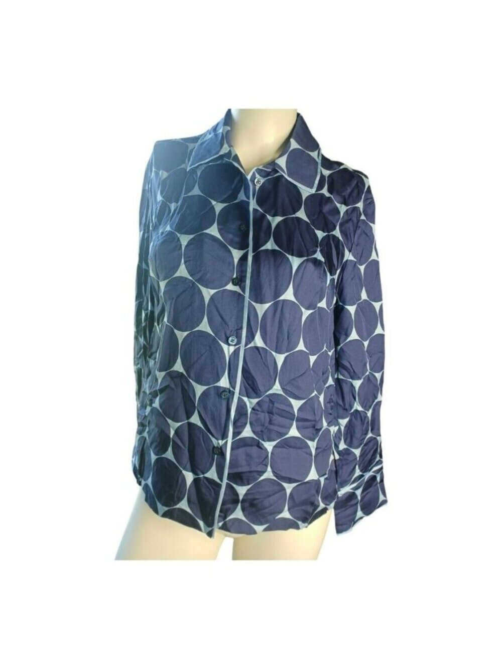 Kate Spade New York Women's  100% Silk Buttons Up Shirt Size S